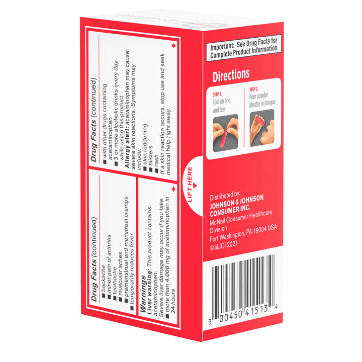 Tylenol Powder Pack Berry 48/12 Cnt.