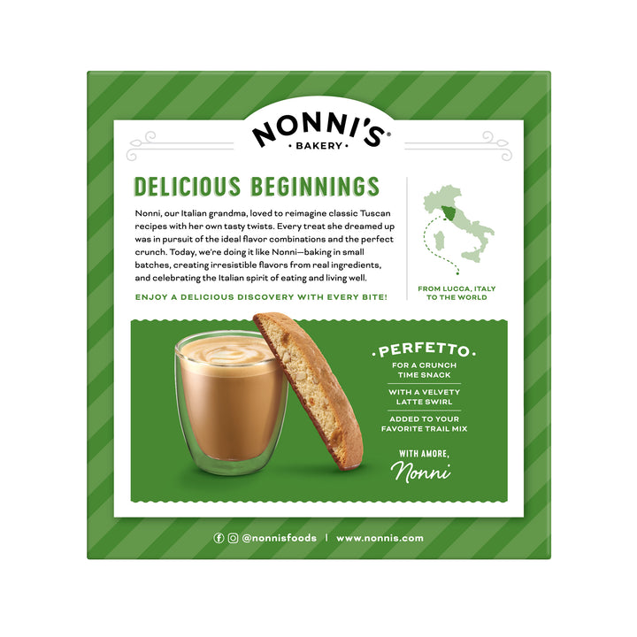 Nonni's Toffee Almond Biscotti-6.88 oz.-6/Case