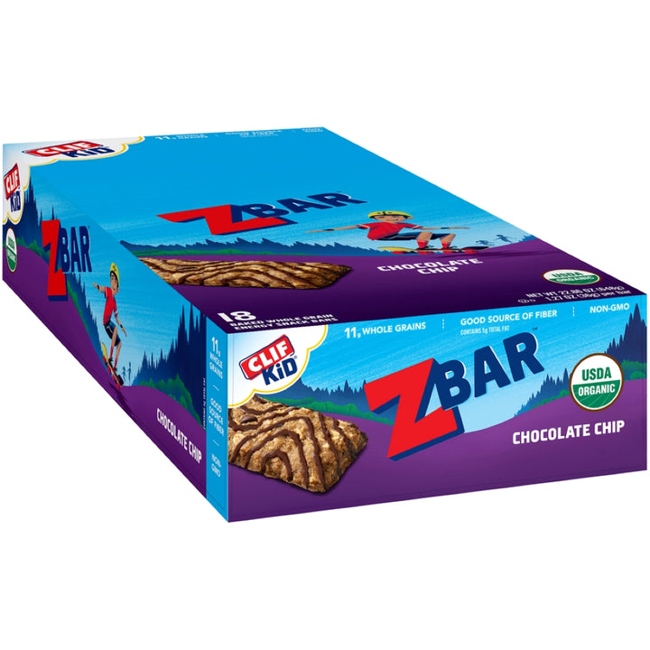 Clif Kid Clif Zbar Kids Chocolate Chip-1.27 oz.-18/Box-9/Case