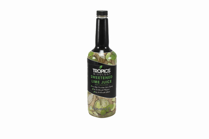 Tropics Sweetened Lime Juice-1 Liter-12/Case