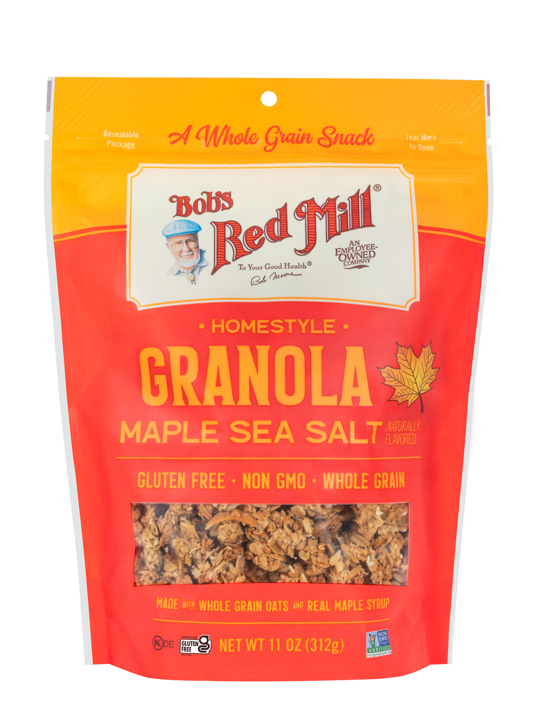 Bob's Red Mill Natural Foods Inc Maple Sea Salt Granola-11 oz.-6/Case