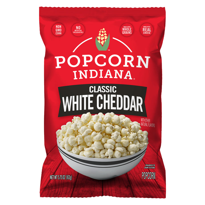 Popcorn Indiana White Cheddar-5.75 oz.-12/Case
