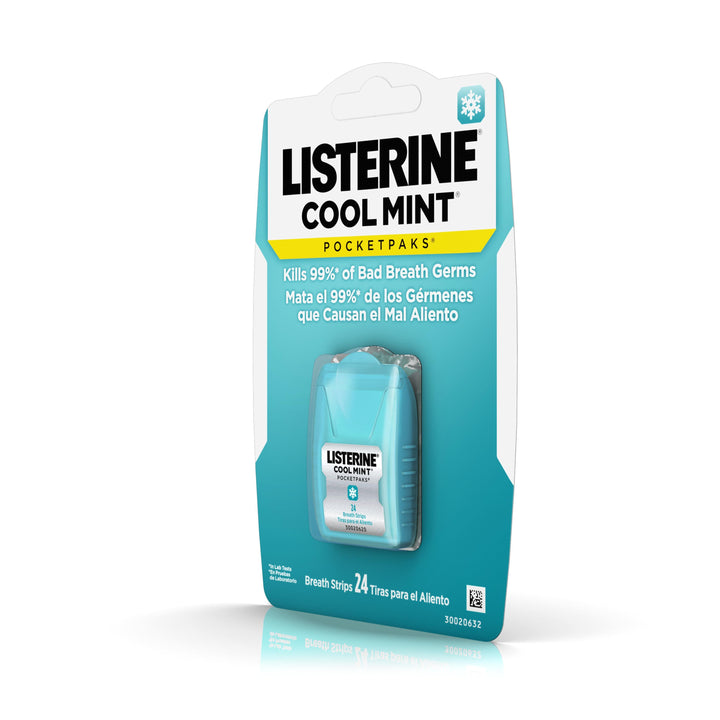 Listerine Cool Mint Pocketpaks-24 Count-12/Box-6/Case