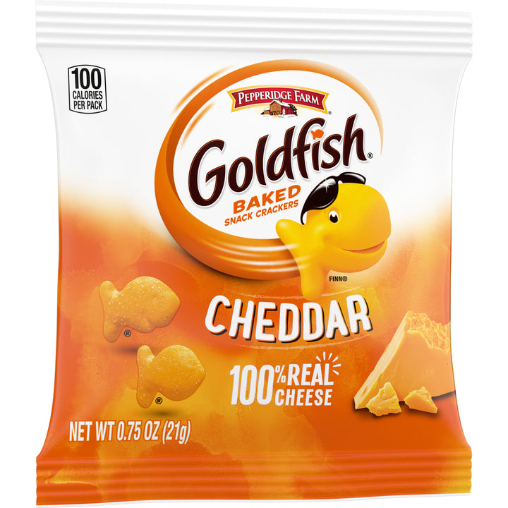Pepperidge Farms Goldfish Cheddar Crackers-0.75 oz.-300/Case