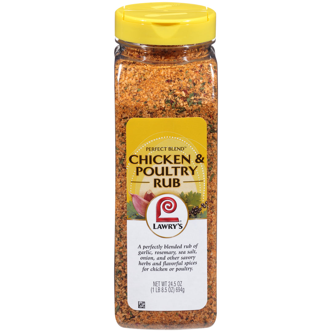 Lawry's Perfect Blend Chicken Rub And Seasoning-24.5 oz.-6/Case