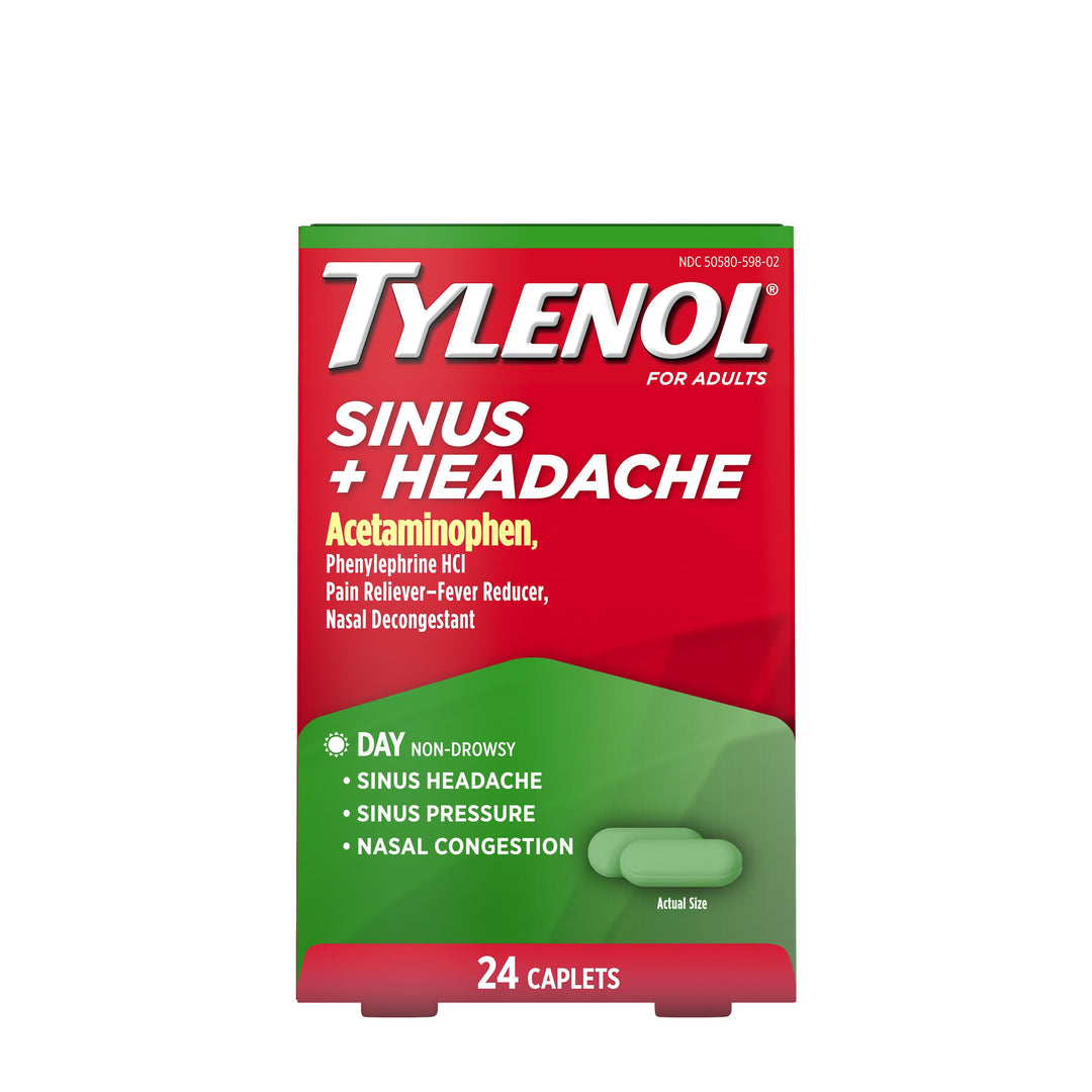 Tylenol Congestion & Pain Relief Caplets 48/24 Cnt.