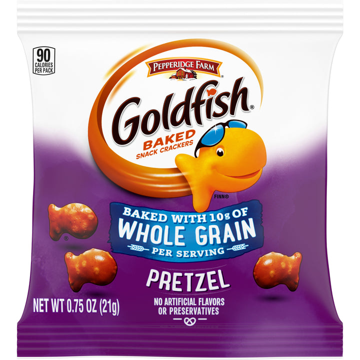 Pepperidge Farms Goldfish Pretzels Whole Grain Crackers-0.75 oz.-300/Case