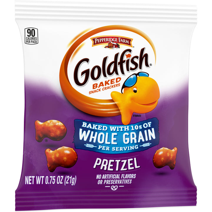 Pepperidge Farms Goldfish Pretzels Whole Grain Crackers-0.75 oz.-300/Case
