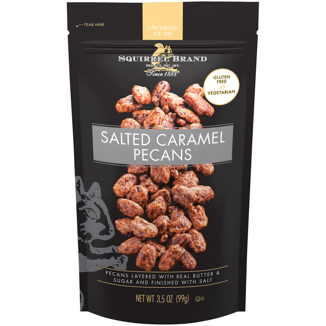Squirrel Salted Caramel Pecan-3.5 oz.-6/Case