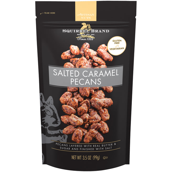 Squirrel Salted Caramel Pecan-3.5 oz.-6/Case