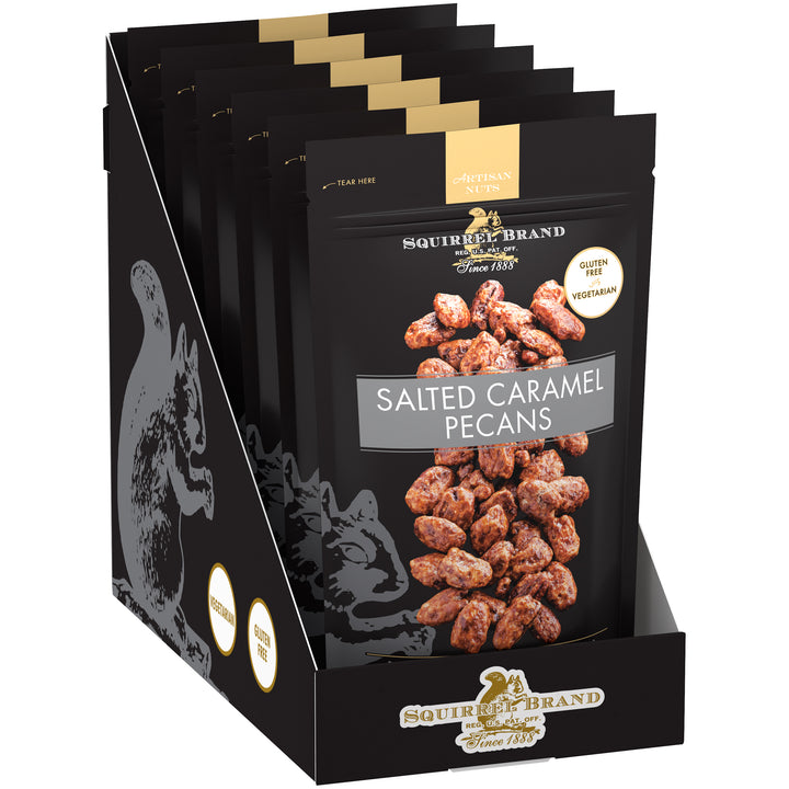 Squirrel Salted Caramel Pecan-3.5 oz.-6/Case