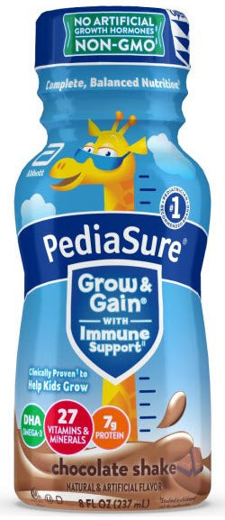 Pediasure Chocolate 8 oz. Bottle Fiber-8 fl oz.s-6/Box-4/Case