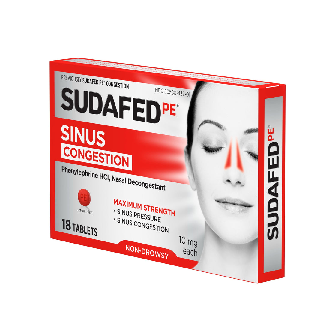 Sudafed Congestion 72/18 Cnt.