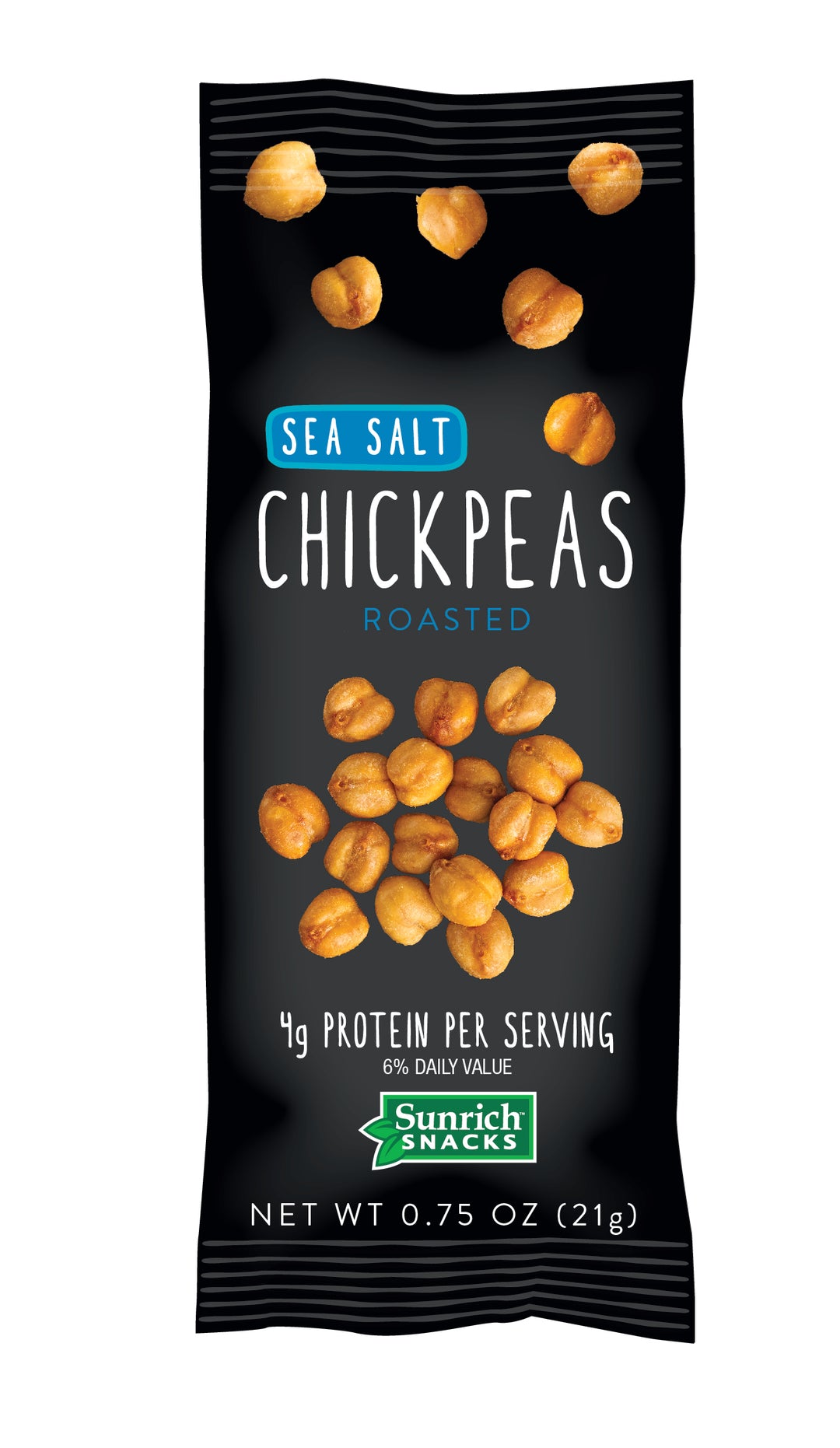 Sunrich Naturals Chickpeas Sea Salt-0.75 oz.-150/Case
