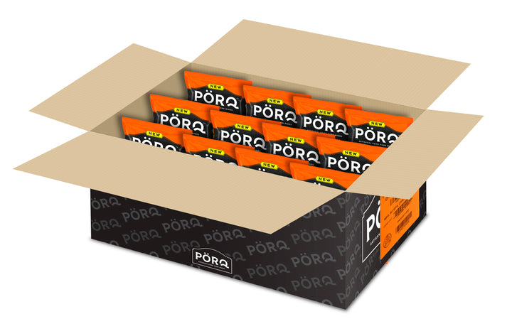 Porq Box Of Bbq & Zesty Chipotle Pork Skins-2 oz.-12/Case