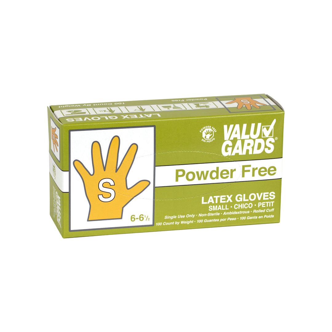Valugards Hgi Latex Valugard Powder Free Small Glove-100 Each-100/Box-10/Case