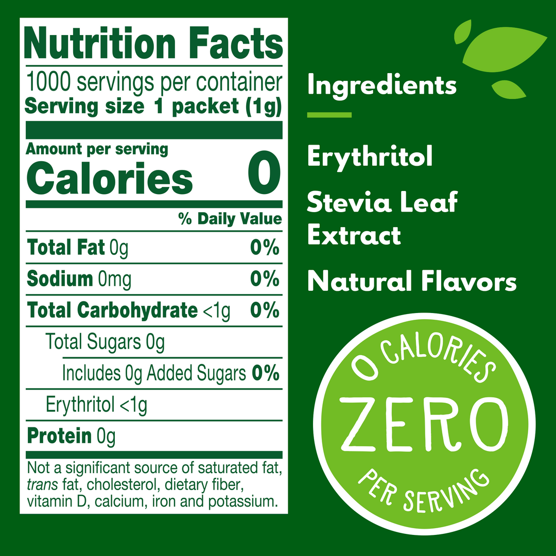 Truvia Sweetener Foodservice Stick-1000 Count-1/Case