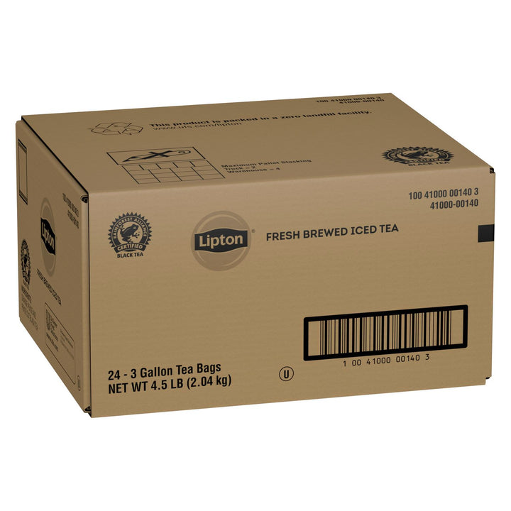 Lipton Iced Tea Unsweetened Autobrew Gallon-24 Count-1/Case