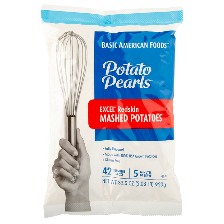 Baf Potato Pearls Potato Pearls Excel Redskin Mashed-32.5 oz.-8/Case