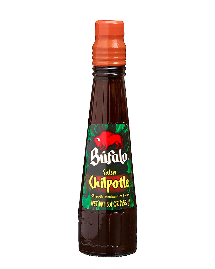 Buffalo Hot Sauce Chipotle Jar Bottle-5.4 oz.-24/Case