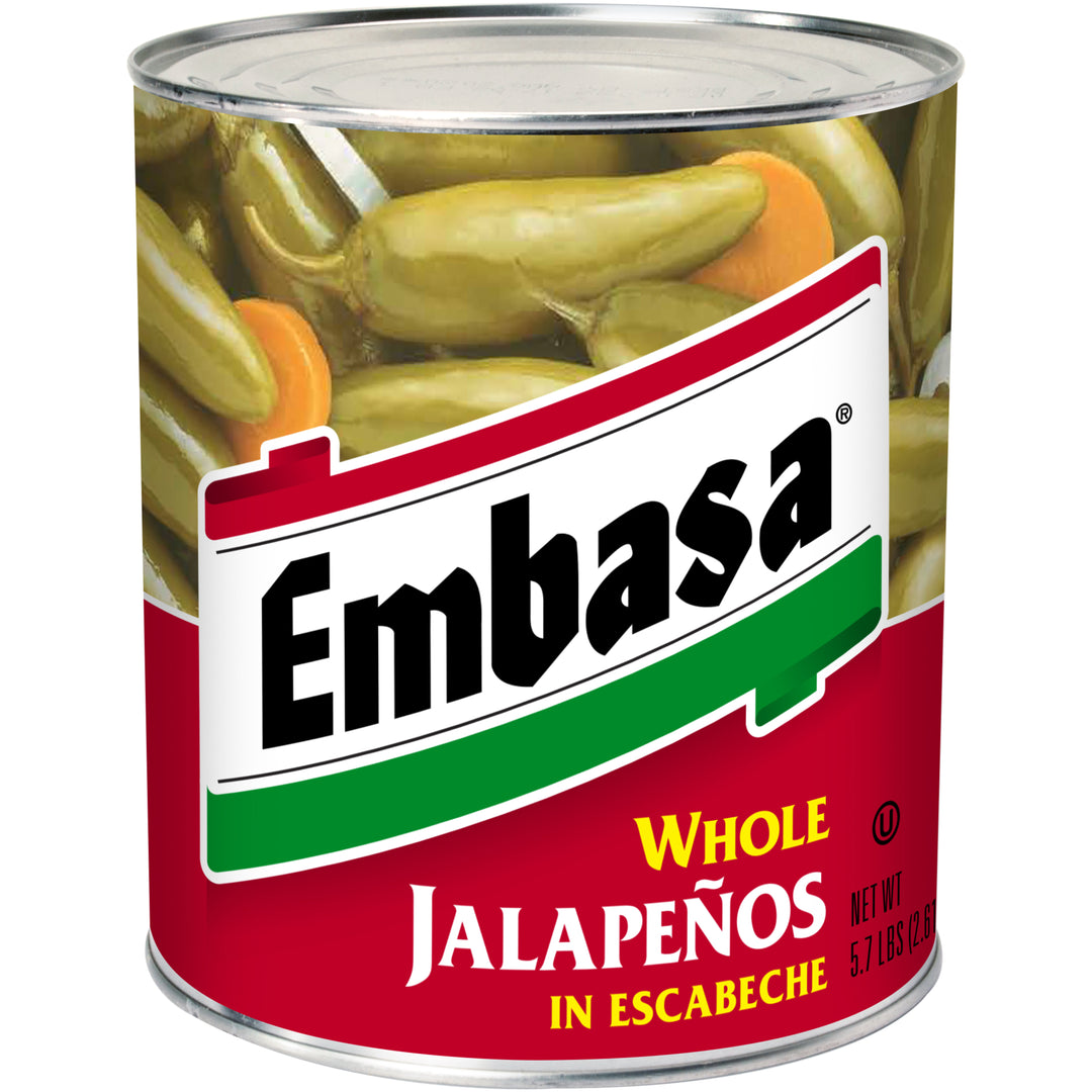 Embasa Pepper Whole Jalapeno With Escabeche-92 oz.-6/Case
