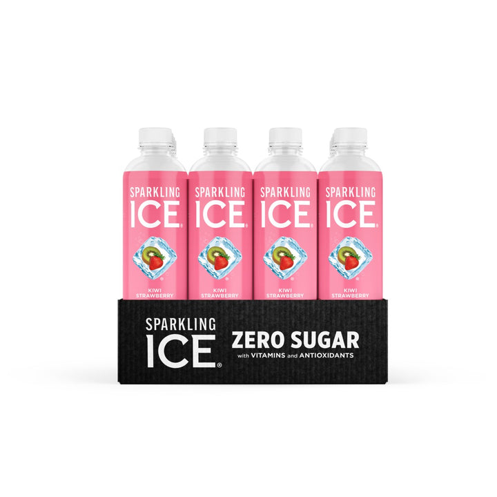 Sparkling Ice Kiwi Strawberry Flavored Sparkling Water-17 fl oz.-12/Case
