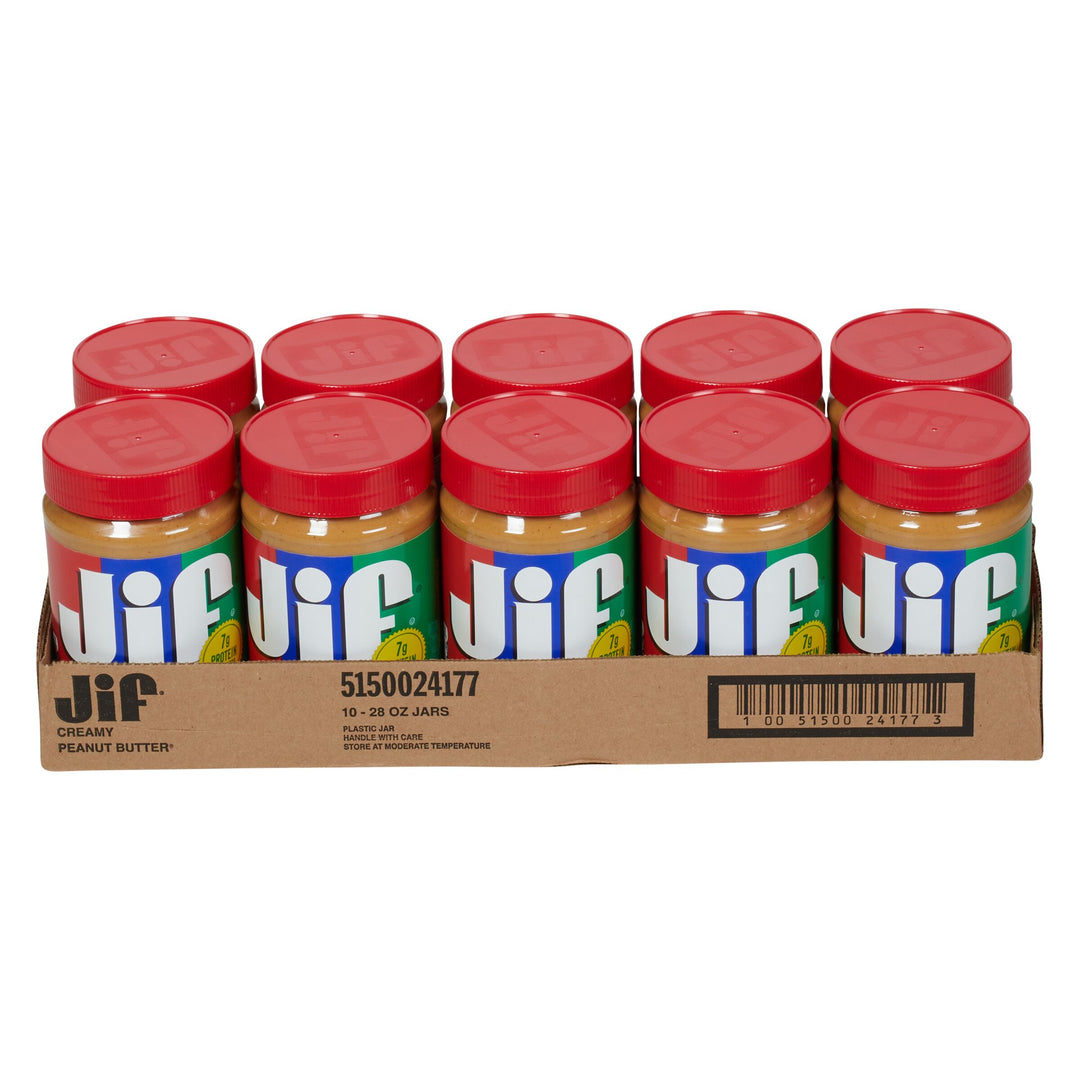 Jif Creamy Peanut Butter-28 oz.-10/Case