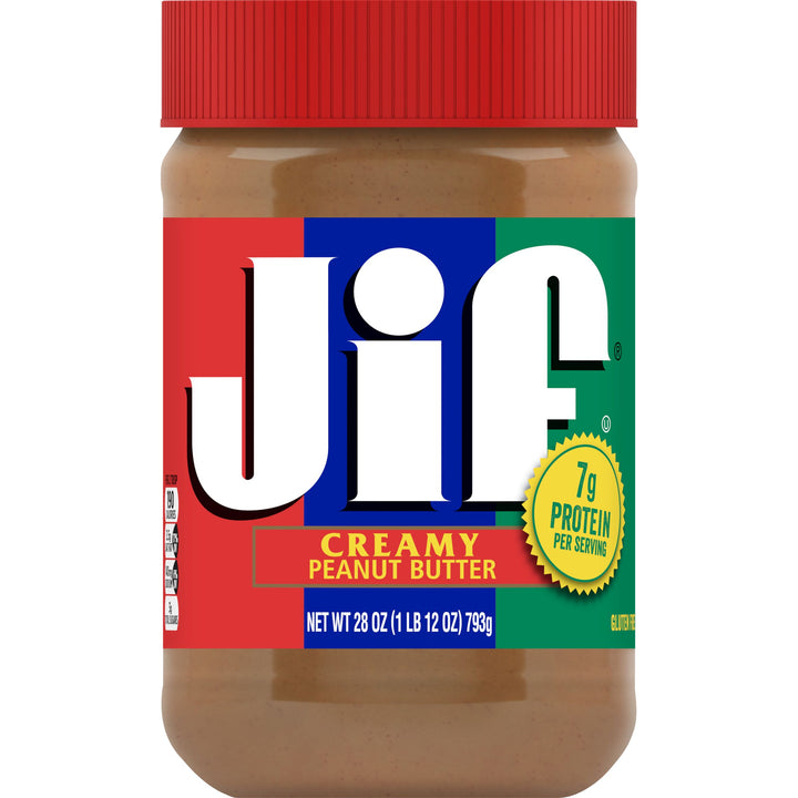 Jif Creamy Peanut Butter-28 oz.-10/Case