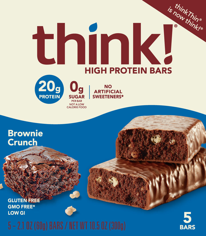 Thinkthin Brownie Crunch Bars-10.5 oz.-6/Box-4/Case