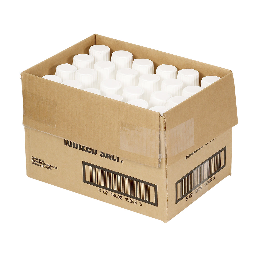 Diamond Crystal Salt Shakers White-4 oz.-48/Box-48/Case