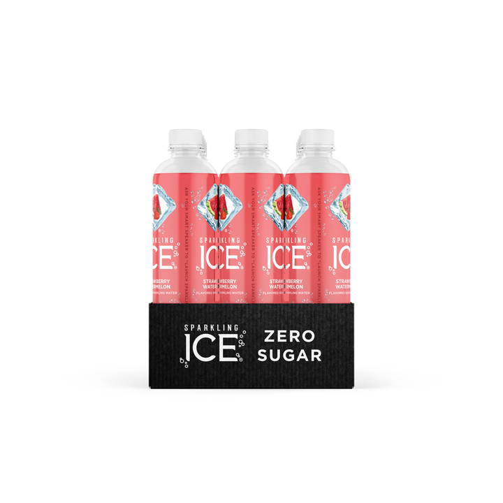 Sparkling Ice Strawberry Watermelon Flavored Sparkling Water-17 fl oz.-12/Case