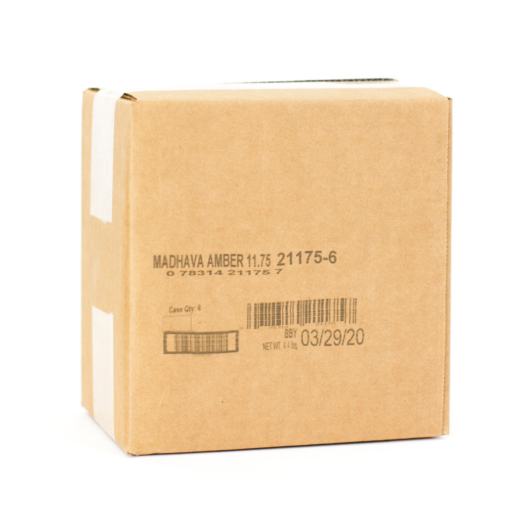 Madhava Organic Amber Raw Agave-11.75 oz.-6/Case