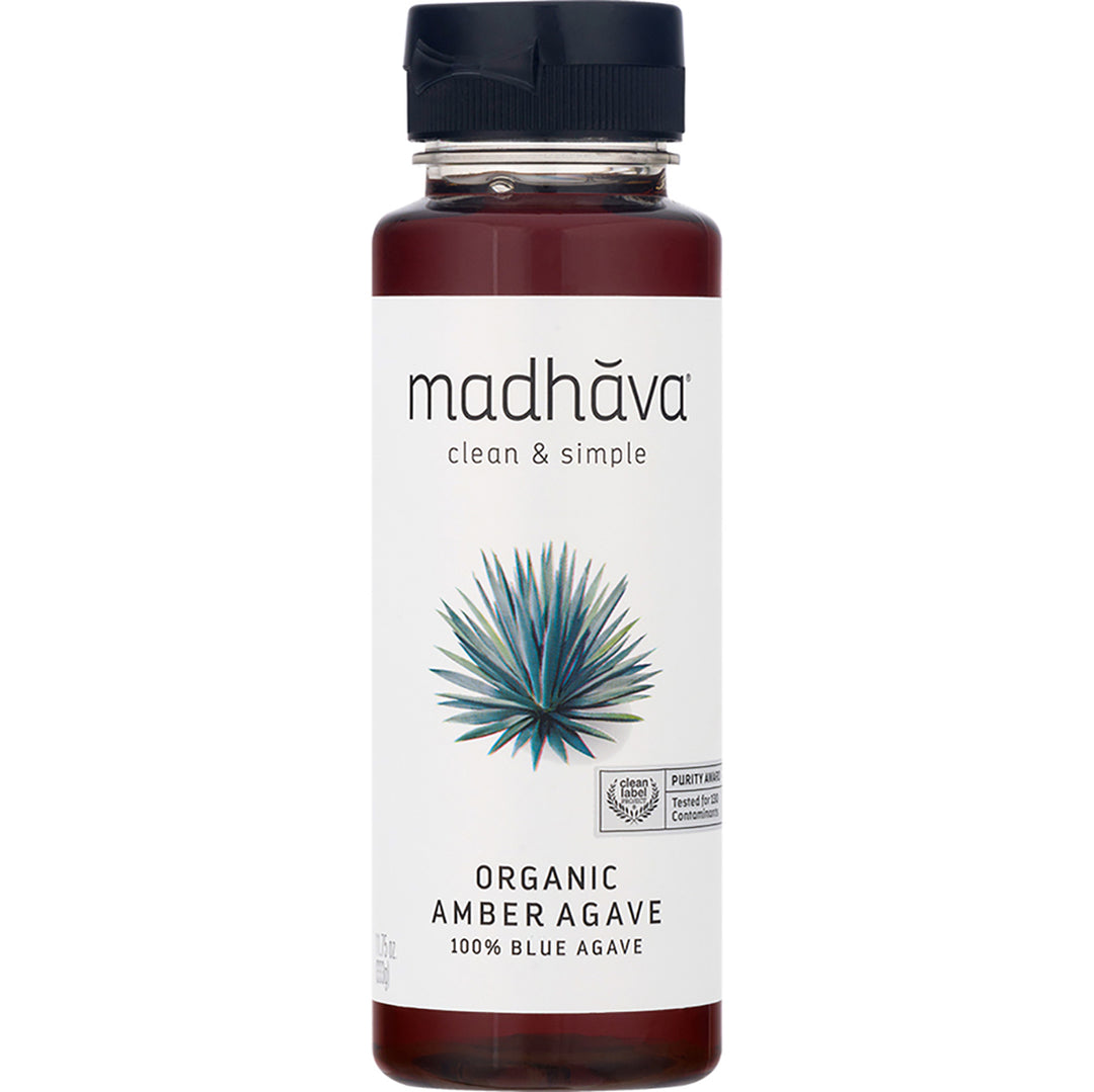 Madhava Organic Amber Raw Agave-11.75 oz.-6/Case