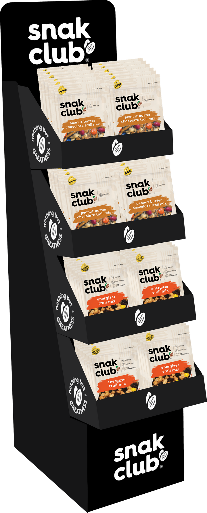 Snak Club Shipper Sweet Trail Mix Duo-48 Count-1/Case
