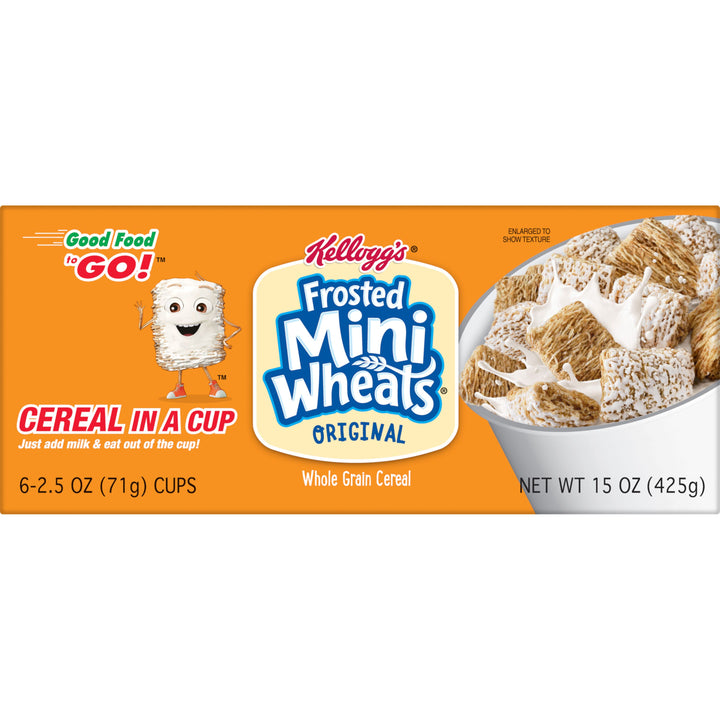 Kellogg's Mini Wheats Bite Size Frosted Cereal-2.5 oz.-6/Box-10/Case
