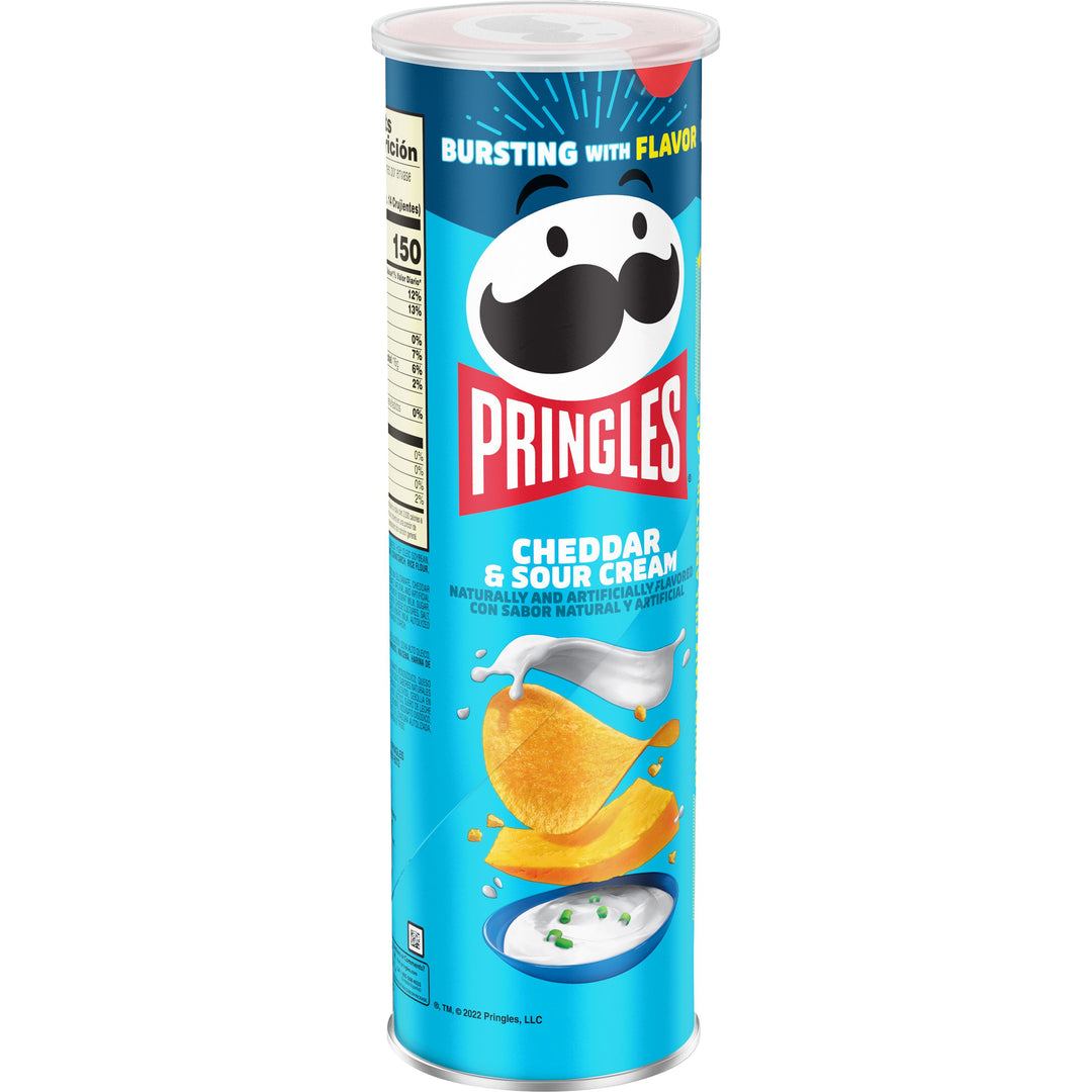 Pringles Cheddar & Sour Cream Potato Crisp-5.5 oz.-14/Case