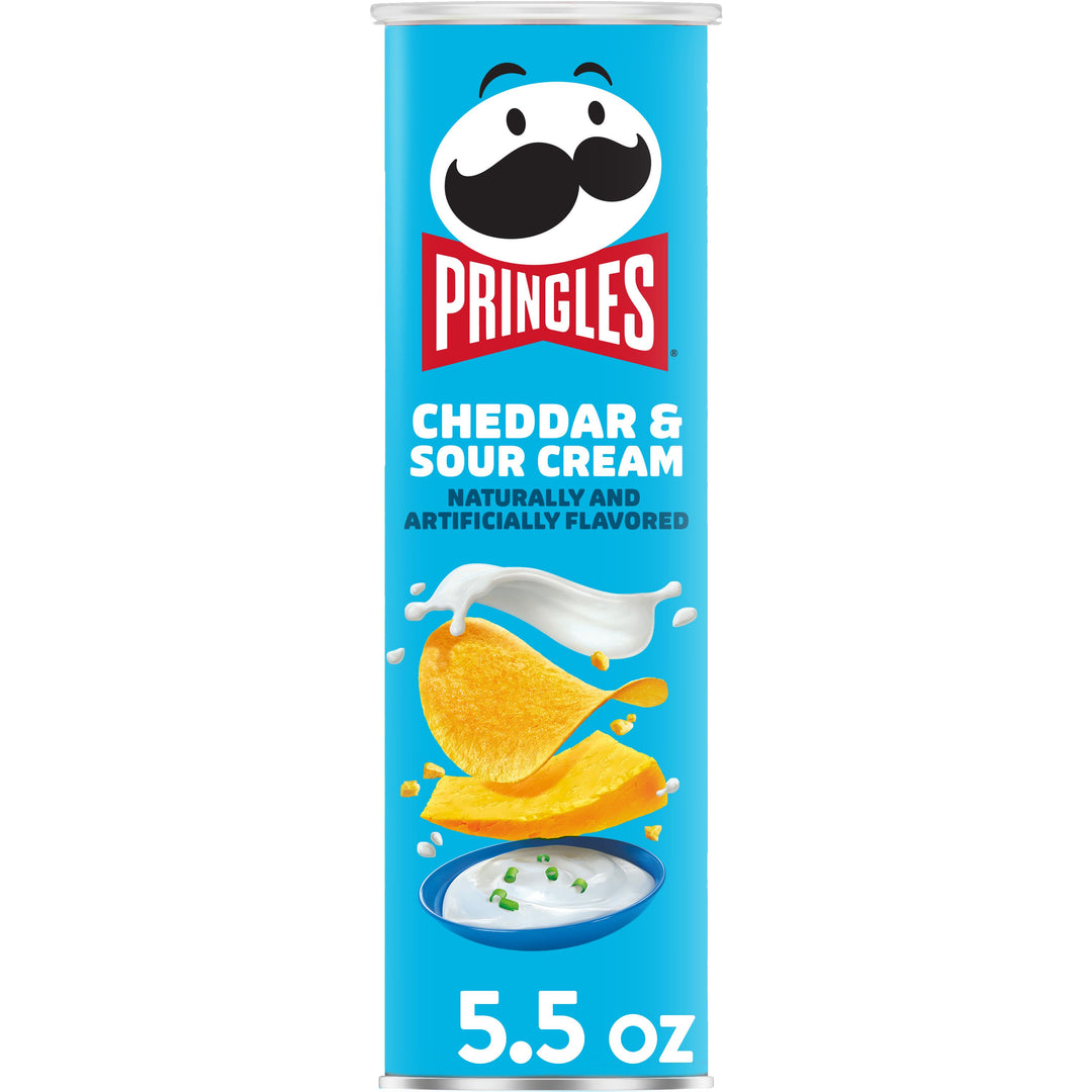 Pringles Cheddar & Sour Cream Potato Crisp-5.5 oz.-14/Case