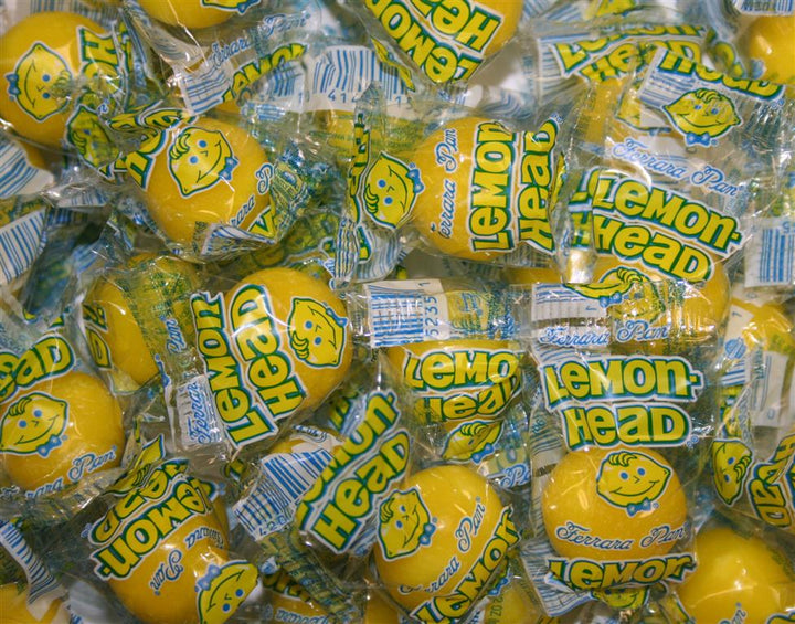 Lemonhead Medium Candy Individually Wrapped Bulk-27 lb.-1/Case