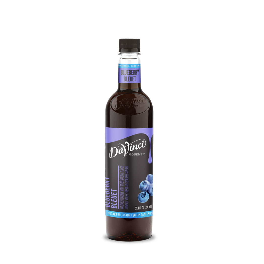 Davinci Gourmet Gourmet Sugar Free Blueberry Syrup-750 Milliliter-4/Case