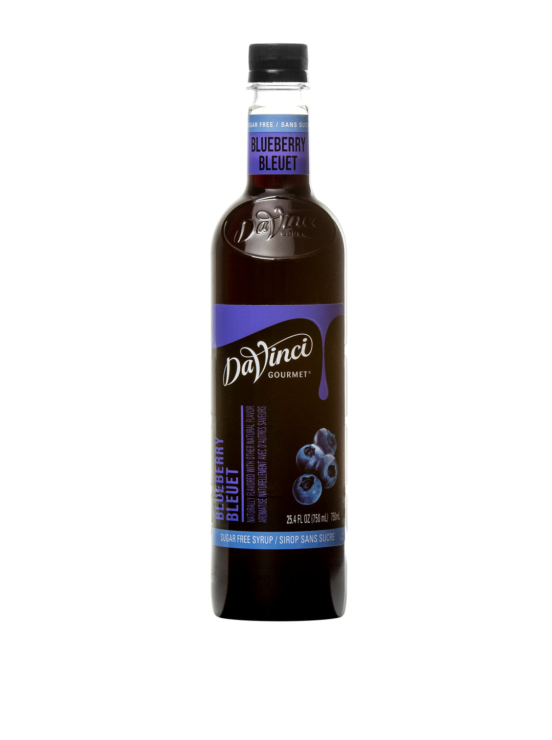 Davinci Gourmet Gourmet Sugar Free Blueberry Syrup-750 Milliliter-4/Case