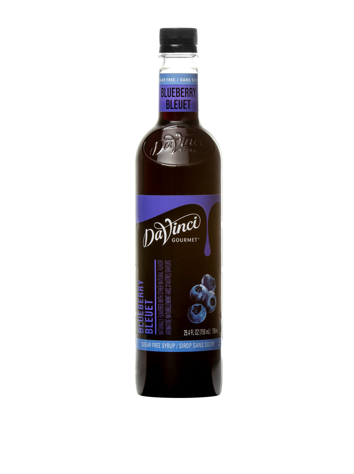 Davinci Gourmet Gourmet Sugar Free Blueberry Syrup-750 Milliliter-4/Case
