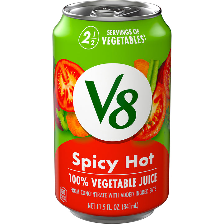 V8 Spicy Hot Vegetable Juice-11.5 fl oz.s-24/Case