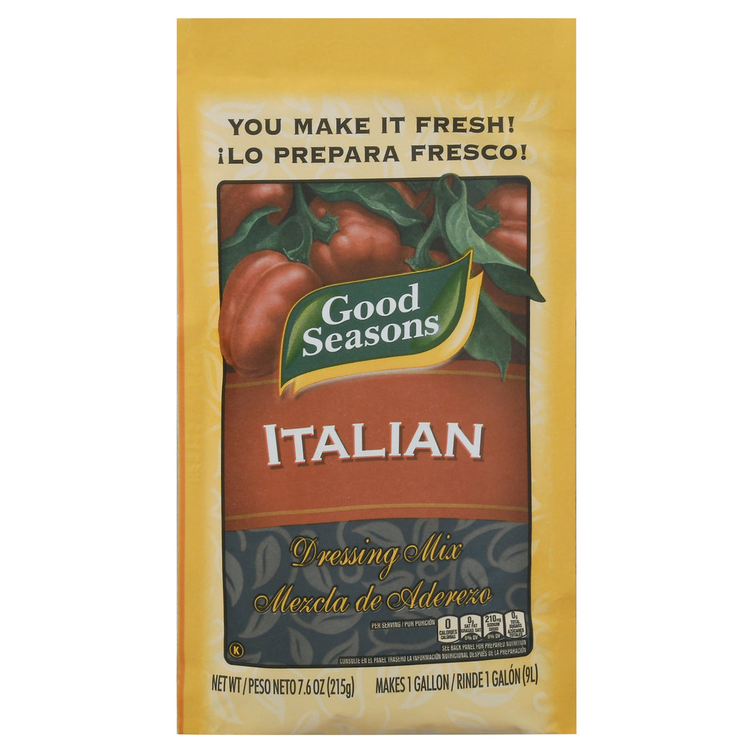 Good Seasons Italian Salad Dressing Mix-7.6 oz.-12/Case MPN# 10043000846060 Round Eye Supply Good Seasons Italian Salad Dressing Mix-7.6 oz.-12/Case MPN# 10043000846060 Round Eye Supply