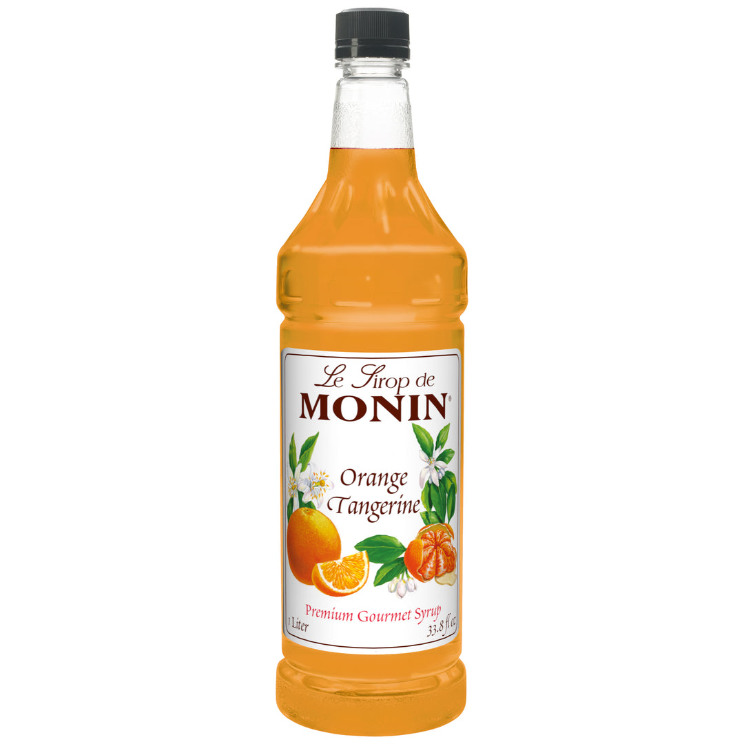 Monin Syrup Orange Tangerine Plastic-1 Liter-4/Case