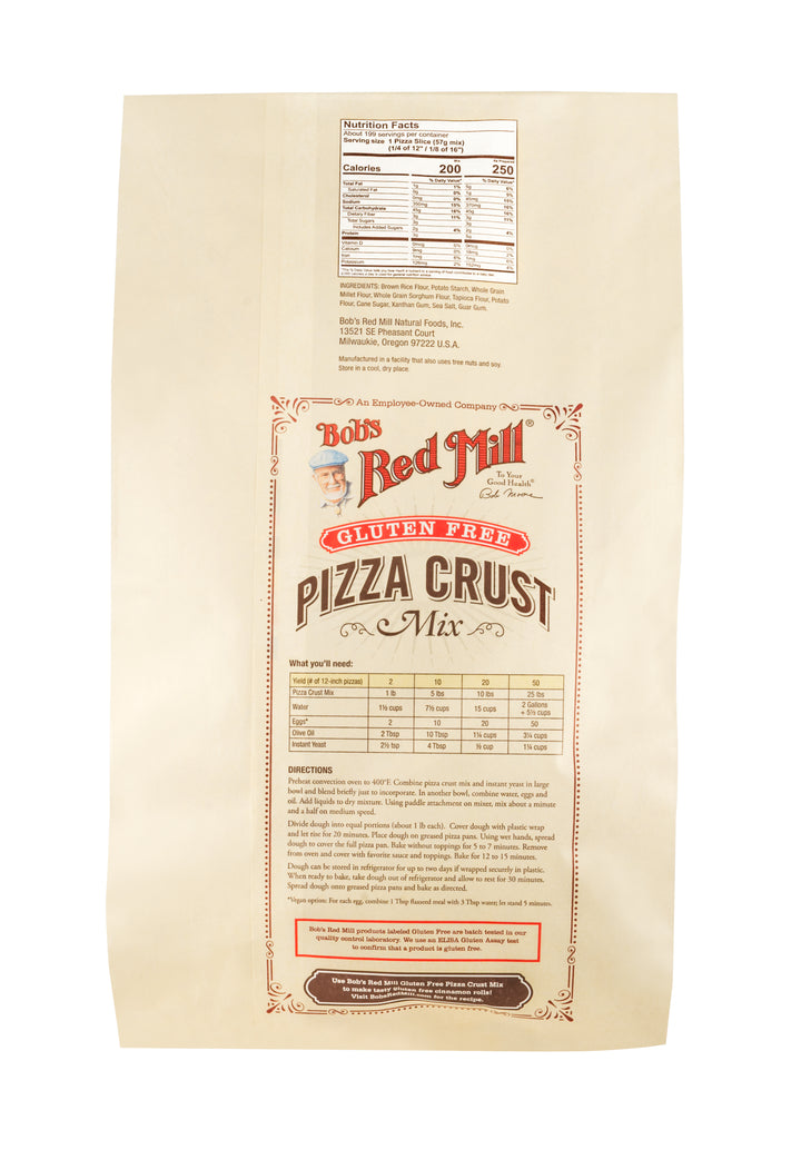Bob's Red Mill Natural Foods Inc Bob's Red Mill Gluten Free Pizza Crust Mix-25 lb.