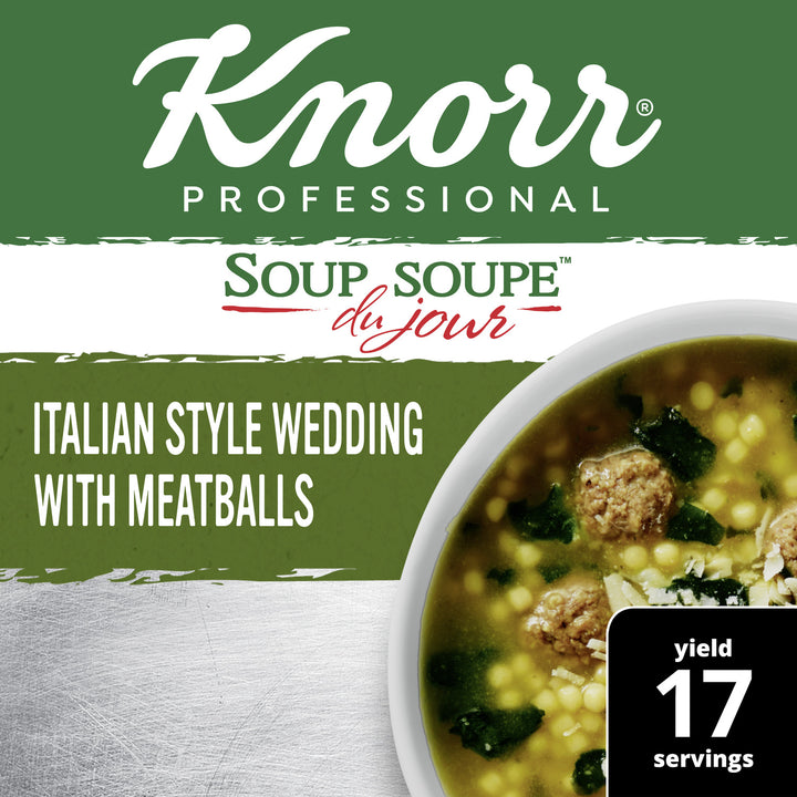 Knorr Soup Du Jour Italian Style Wedding With Meatballs Mix-18.2 oz.-4/Case