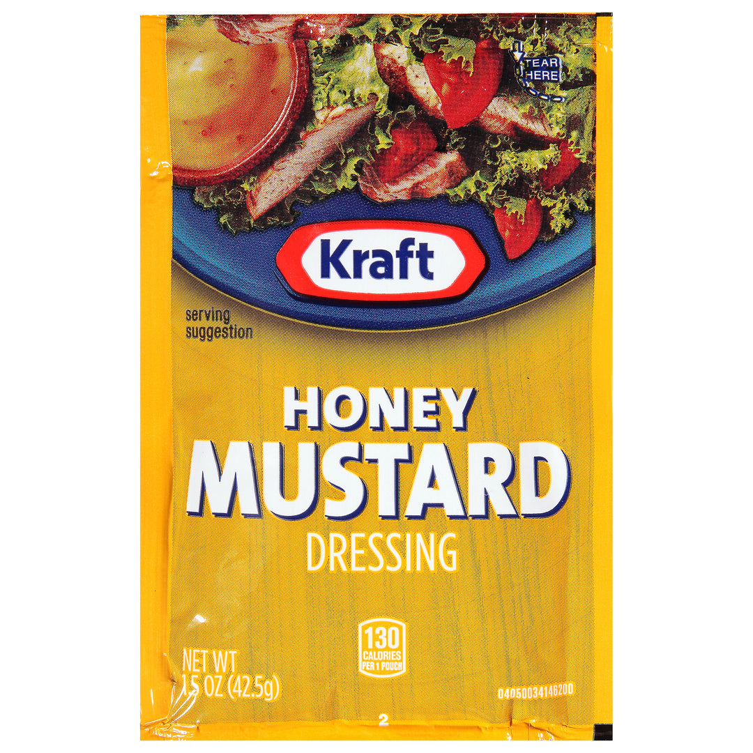 Kraft Portion Control Honey Mustard Dressing Single Serve-1.5 oz.-60/Case