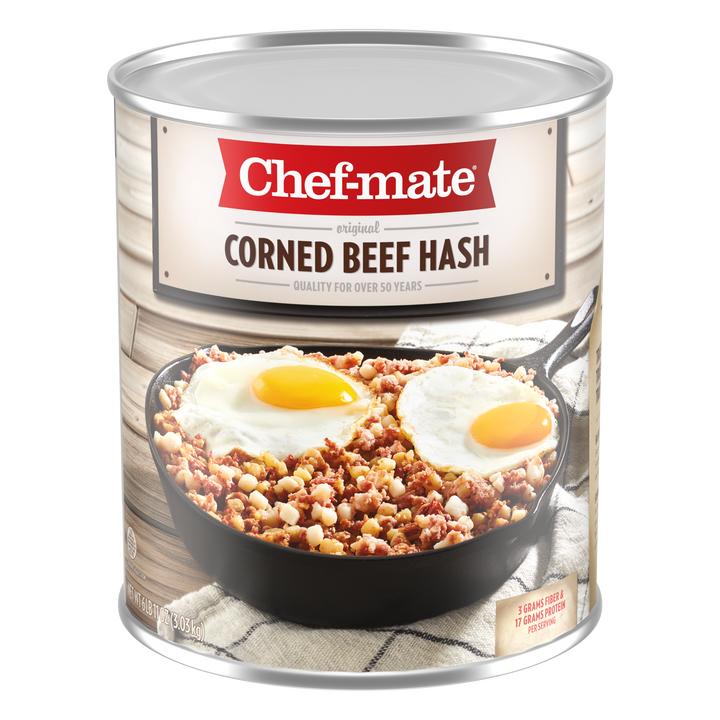 Chef-Mate Corned Beef Hash-107 oz.-6/Case
