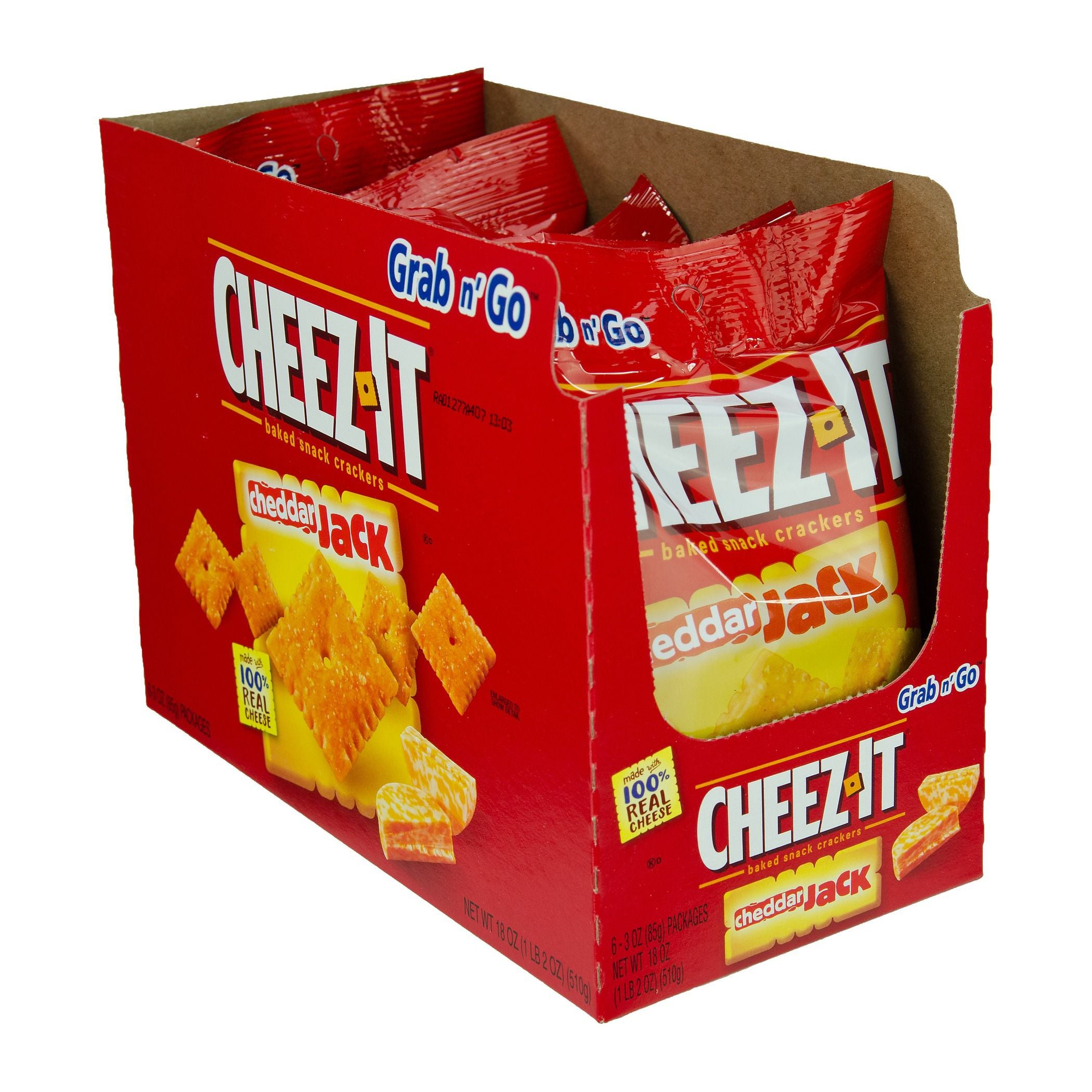 Sunshine Cheez-It Cheddar Jack Cracker-3 oz.-6/Box-6/Case MPN