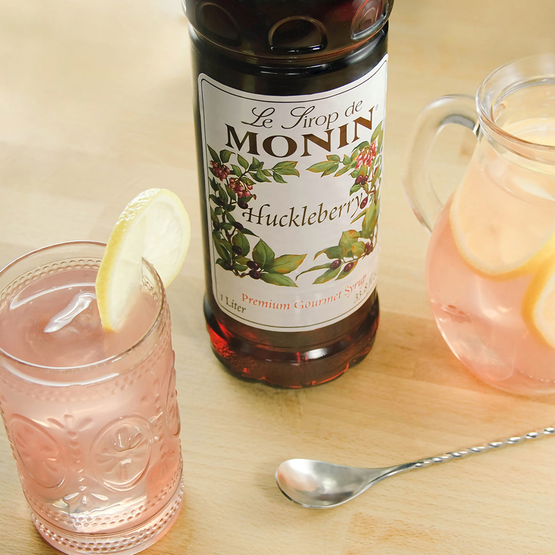 Monin Huckleberry Syrup-1 Liter-4/Case